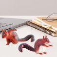 thumbnail image 4 of POINTERTECK Figurine d'Écureuil, Figurine d'Écureuil, Aspect Vif, Texture Claire, Modèle de Rongeur Simulé, Ornement en PVC, Statue d'Animal Sauvage, Ornement de Bureau, Cadeau, 4 of 6