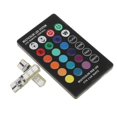 thumbnail image 1 of 2x2 Piezas T10 6LED Car Dome Lámpara De Lectura Bombilla RGB Remoto Yotijar Luz T10 5050 3LED, 1 of 10