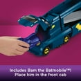 thumbnail image 4 of Fisher-Price DC Batwheels Toy Hauler and Car, Bat-Big Rig with Ramp and Vehicle Storage, 4 of 7