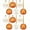 Orange, variant on LHNFT Fall Tree Ornaments Set 12 PCS Small Pumpkin Ball Hanging Ornaments Orange White, for Thanksgiving, Halloween Tree Decor Fall Decorations for Home,1.97"