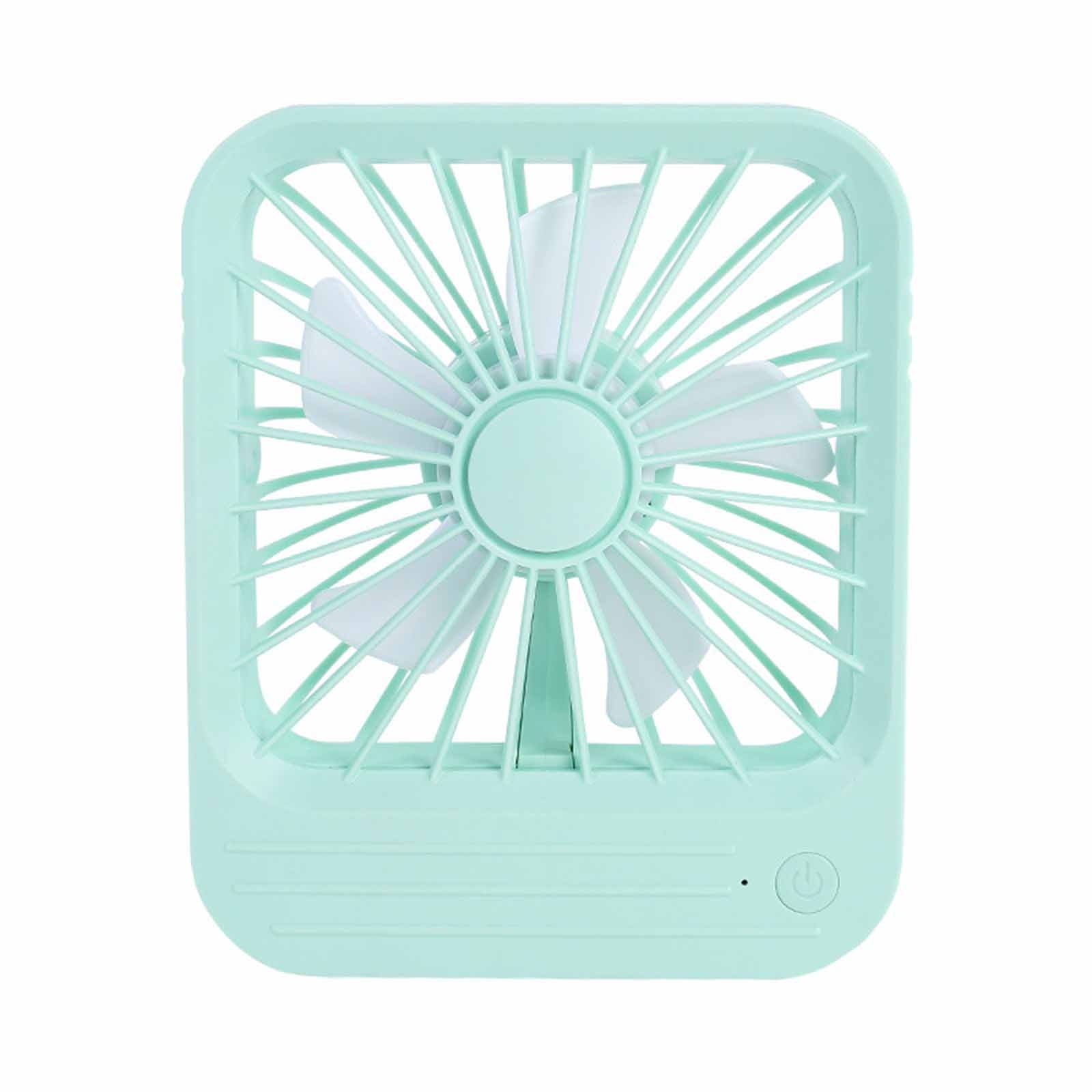 RKSTN Petit Ventilateur Pliable Ventilateur de Bureau, Mini Modèle à Recharge USB, Vent Fort, Portable, Été Camping Extérieur, Petit Ventilateur Pliable Articles Ménagers