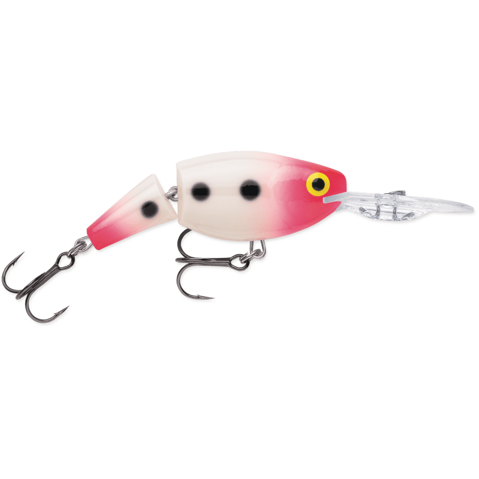(2 pack) Rapala Jointed Shad Rap 04 Silver Shad Fishing Lure - 1.5 inch, 3/16 oz