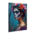 thumbnail image 2 of 500 Piece Sugar Skull Flower Crown Adult Jigsaw Puzzle Challenging & Relaxing Floral Artwork For Puzzle Enthusiasts Unique Home Decor Great Gift Idea, 2 of 6
