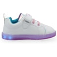 thumbnail image 4 of Tenis Luces Niña Bubble Gummers Estrellas Color Blanco 14-19 fucsia 17, 4 of 6