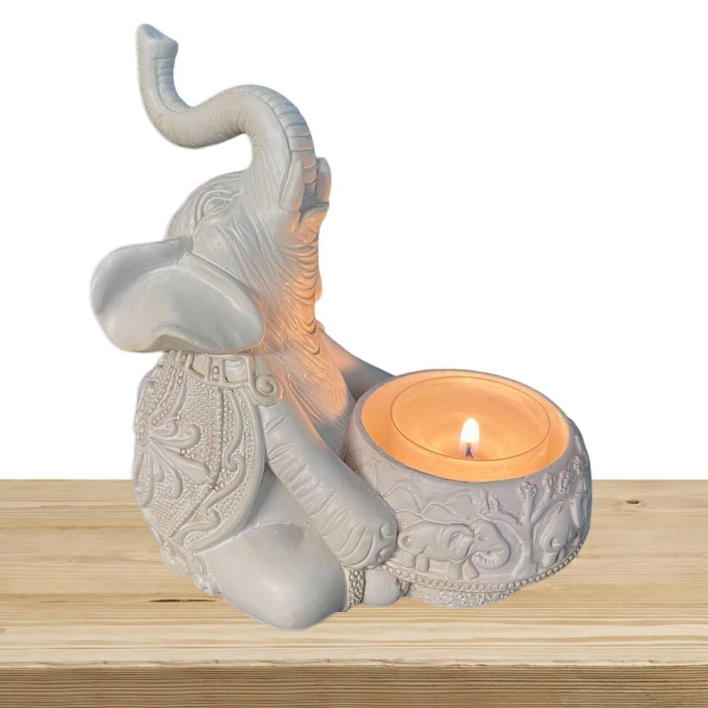 Erty Votive Candle Holders Good Luck Elephant Tea Light Candle Stand