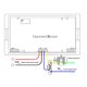thumbnail image 3 of Medidor De Corriente CA, Amperímetro Tamaño Estándar Pantalla LED De 0,56 Pulgadas AC2000A Para Equipos Eléctricos, 3 of 8