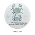 thumbnail image 2 of Christmas Tree Ornament Friendship Cats and Crab Design Glitter Hanging Decoration 3.15 Inch Paper Craft Holiday Keepsake Gift for Best Friend Family Member Christmas Decor, 2 of 7