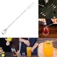 thumbnail image 3 of Cuillère à Mélanger en Acier Inoxydable, Fourchette à Cocktail, Motif Spirale, Cuillère à Cocktail, Shaker à Boisson - Coloré, 3 of 9