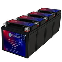YTZ7S 12V 6AH Replacement Battery compatible with Kawasaki 26012-0098 - 4 Pack