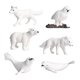 thumbnail image 2 of 6 Juguetes de Animales , Figuras de Animales para , Figuras de Animales para , Modelo de Animal de Simulación: Búho, Lagopus, Oso, Lo Baoblaze Figuras de miniaturas de animales, 2 of 8
