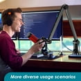 thumbnail image 2 of SUNMON Quadcast Mount Adapter with Microphone Cover Foam, Pop Filter Windscreen Compatible with HyperX QuadCast Microphone, Replacement Quad cast Adapter for Boom Arm, 2 of 7