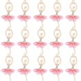 thumbnail image 1 of 1 CAJA de dijes de bailarina, dijes de danza, dijes grandes de aleación con temática de bailarina de ballet, zapatos, falda rosa y vestido con diamantes de imitación., 1 of 6