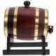 thumbnail image 4 of 1 juego de dispensador de bebidas de barril de vino de madera, cubo de agua de madera de 1 l, cubo de cerveza vintage con estante, 4 of 7