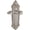 Satin Nickel, variant on Grandeur 814481 Grande Victorian Solid Brass Rose Right Handed Privacy Door Lever Set -