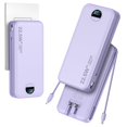 thumbnail image 1 of Power Bank aonidi de 20000 mAh con cables integrados y enchufe de pared AC, 1 of 8