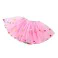 thumbnail image 2 of Girls Rainbow Tutu Skirt, Colorful Layered Tulle Tutu Skirts Princess Ballet Skirt Dress Up Pink, 2 of 5