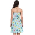 thumbnail image 3 of Dailycode Summer Dresses for Women Strapless Casual Beach Cover Ups Ice Cream Banana Leaf Sunglasses Tube Top Sundress, 3 of 8