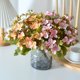 thumbnail image 2 of Xiao Hua 3 piezas de flores artificiales de tacto real para decoración del hogar, oficina, boda, arreglo floral (amarillo, 30 cm de largo), 2 of 5
