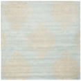 thumbnail image 6 of SAFAVIEH Soho Quinton Geometric Wool Area Rug, Blue/Beige, 3'6" x 5'6", 6 of 10