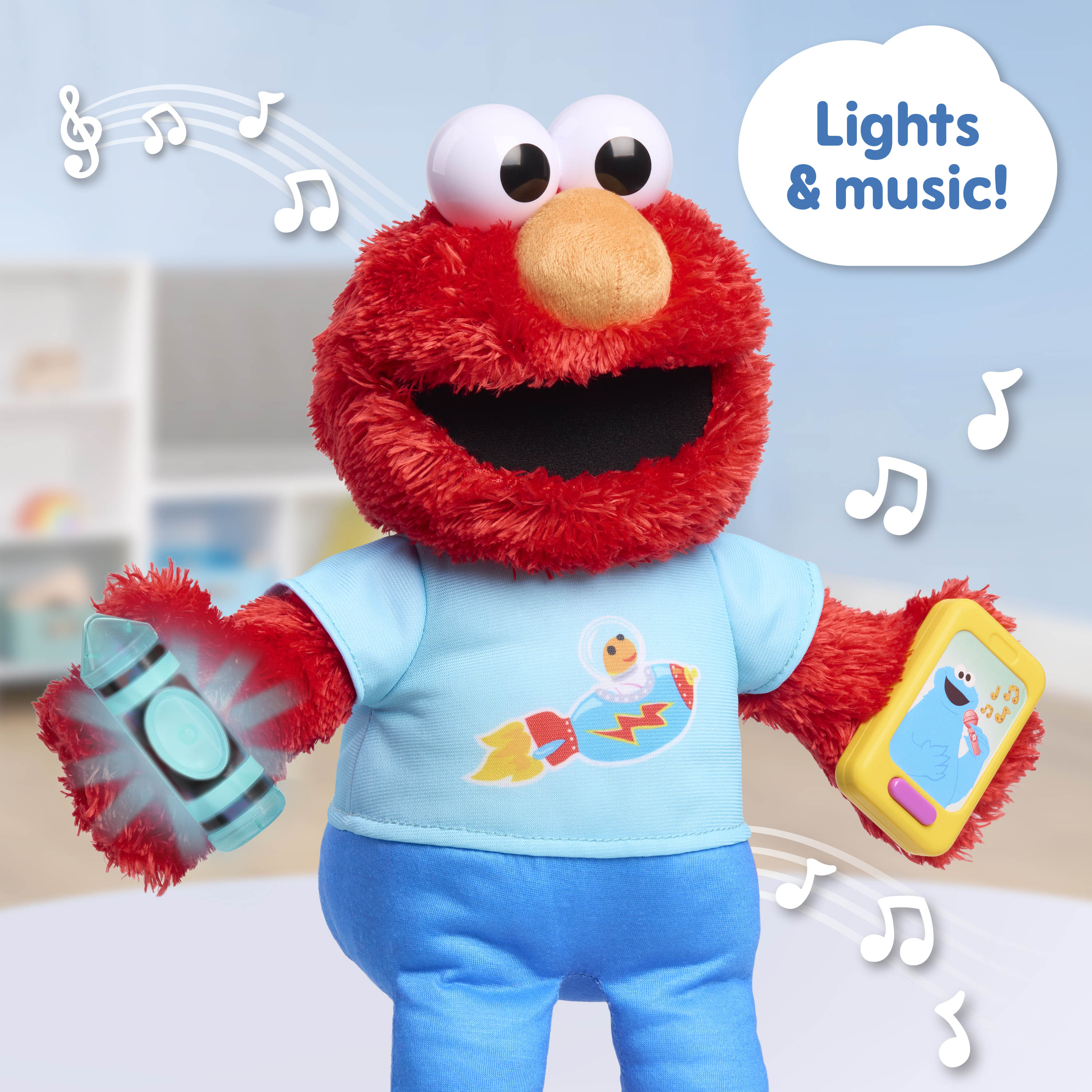 Sesame Street Learning Elmo 13-Inch Interactive Plush photo 3