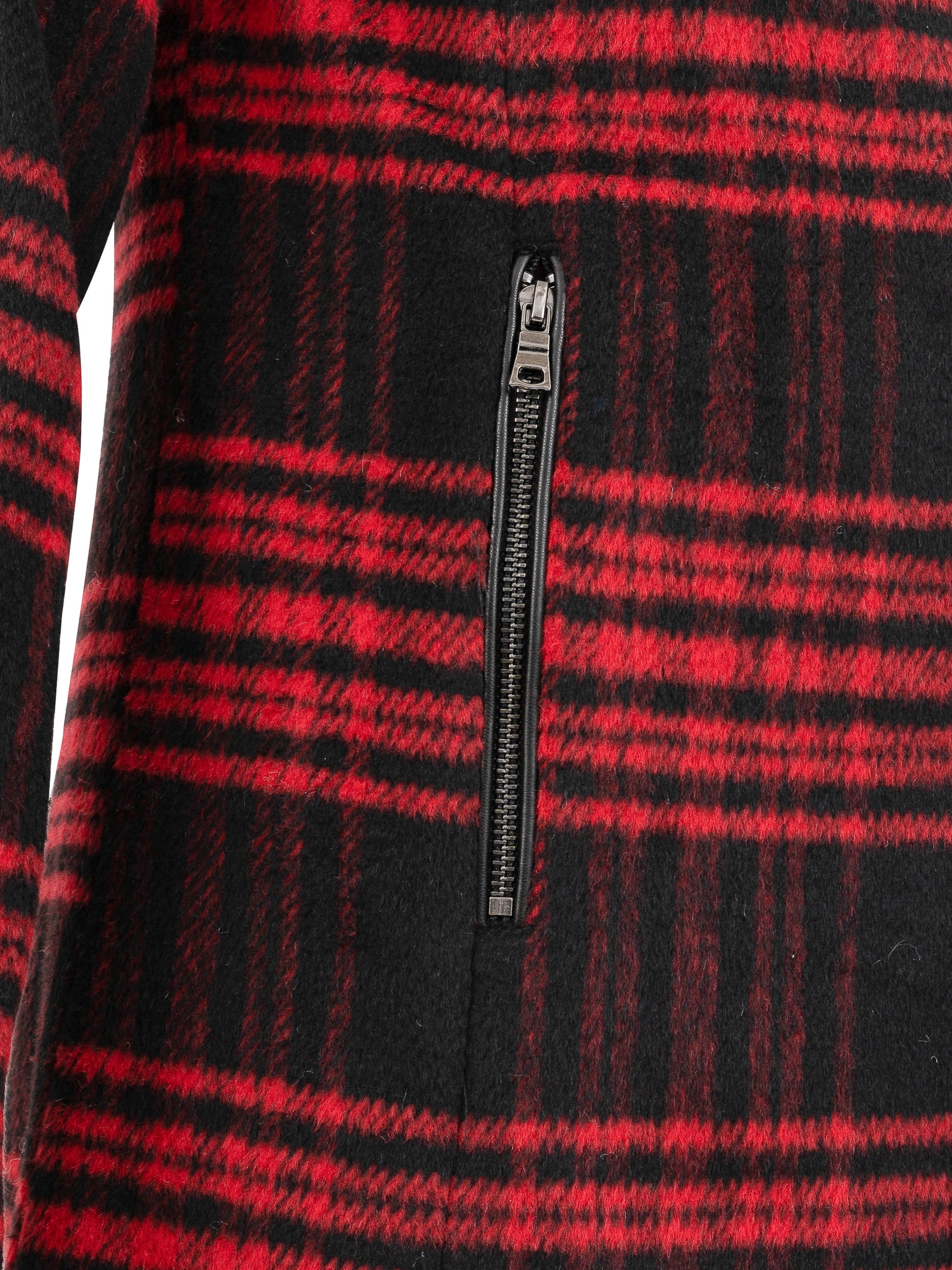 Cyn & Luca Women's Single Breasted Plaid Coat