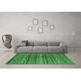 thumbnail image 3 of Ahgly Company Indoor Rectangle Southwestern Emerald Green Country Area Rugs, 2' x 5', 3 of 4
