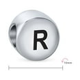 thumbnail image 3 of Bling Jewelry Womens Initial Alphabet Bead Charm Sterling Silver A-Z Block Letter for Bracelet, 3 of 5