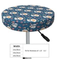 thumbnail image 4 of Vsdgher Astronaut Corgi Dog Print Stool Covers Round,Stretch Round Stool Covers Washable Stool Cushion Slipcover Elastic Chair Covers for 12-14 Inch Chair, 4 of 7