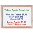 thumbnail image 3 of Aarco Products Inc. White Dry Erase Board with Oak Frame - 18"L x 24"H, 3 of 4