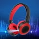 thumbnail image 1 of Auriculares Bluetooth inalámbricos sobre la oreja Auriculares plegables con cancelación de ruido y micrófono | 8H de Tiempo de Juego | Controladores de 40 mm | Sonido estéreo envolvente 4D | Ajuste, 1 of 7