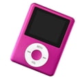 thumbnail image 4 of Reproductor de video HD Reproductor de música MP4 de 1.8 pulgadas Radio FM Lector de libros con auriculares con pantalla de letras, Rosa Inevent EL003555-01, 4 of 7