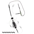 thumbnail image 2 of Bgsha 1pc 50cm Carp Fishing Feeder Bait Cage Hook Rig Set Inline Method Feeder 8# Fishhook Lure Cages Designed With Sinker Accessories, 2 of 10