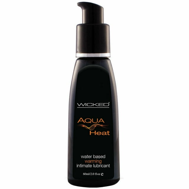 Wicked Aqua Lubrifiant Personnel à Base d'Eau, Réchauffant, 2 oz