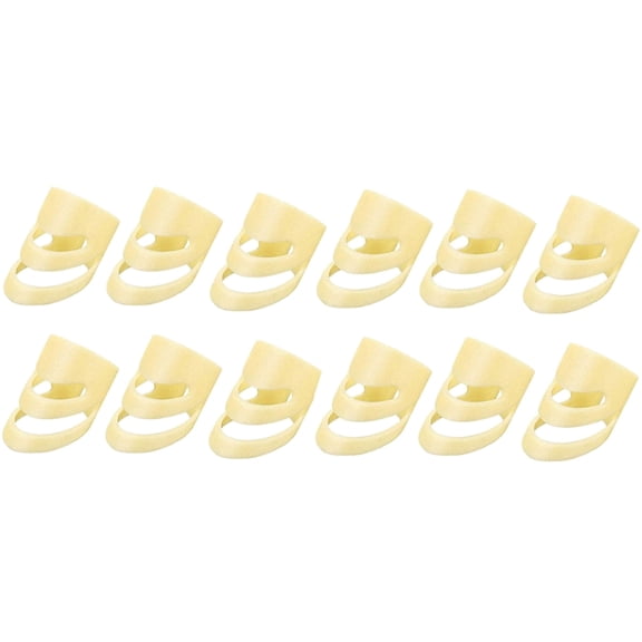 GENEMA 12pcs Alaska Guitar Picks Finger Picks Medium and Large Alaska Picks Plectrums Stringed Instrument Accessories