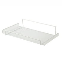 No Drill Wall Mounted Router Storage Shelf for TV Set Top Box Organization, Metal Storage Rack with Non-Marking Hooks, Versatile Organizer for Home Electronics and Network Equipment