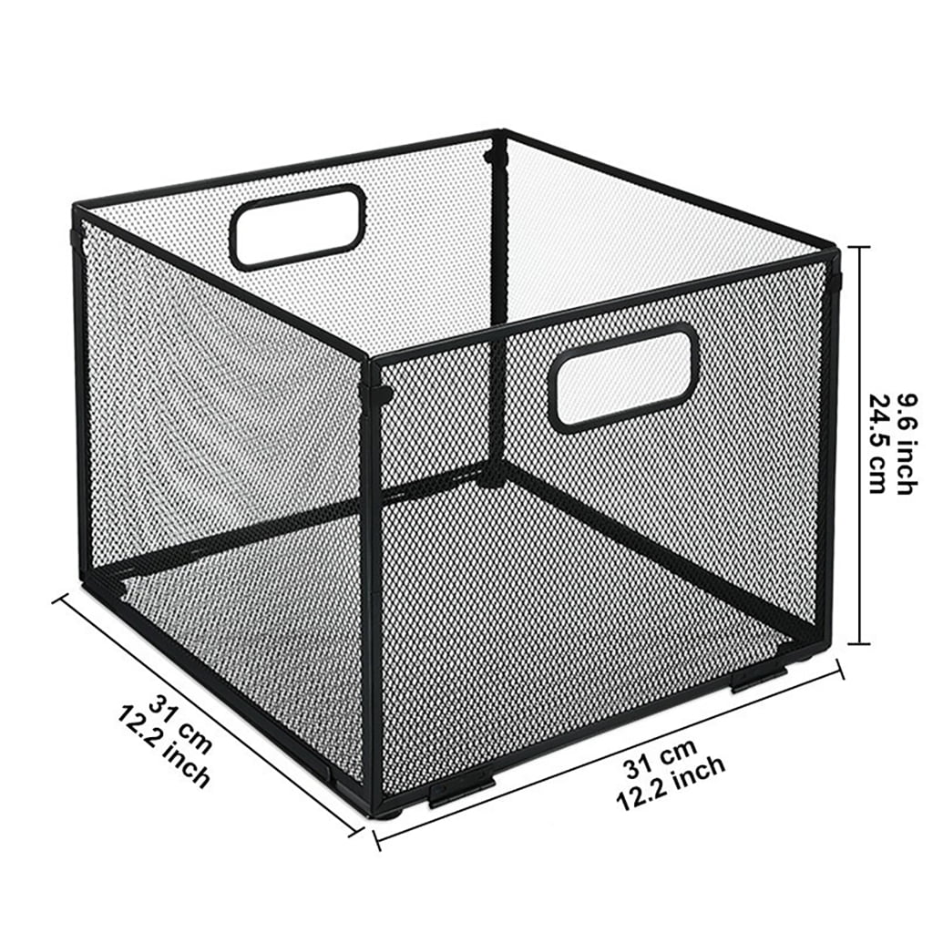 Desk Document Organizers Metal File Storage Case Large Capacity Storage Basket for Office Desk Organization Acessories