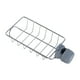 thumbnail image 4 of Cesta de almacenamiento Zulema con dosel soporte para esponja para fregadero de cocina acero inoxidable, 4 of 7