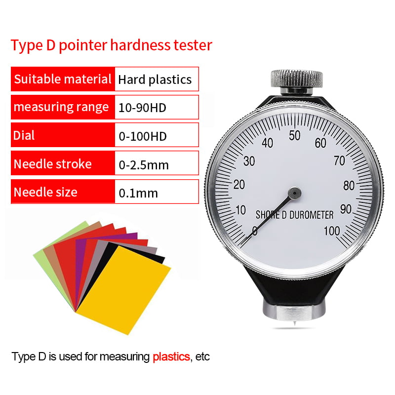 NEW Dial Shore Type A Rubber Tire Durometer Hardness Tester Meter FREE SHIPPING 
