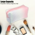 thumbnail image 5 of Unique Bargains Floral Makeup Bag Zipper Flower Cosmetic Pouch Pink, 5 of 7