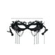 thumbnail image 3 of Decoraciones de Halloween, adornos de Halloween, regalos de Halloween, máscara de mascarada, máscara de media cara de araña negra de Halloween, disfraz, máscaras de ojos para mujeres y niñas, máscaras, 3 of 8