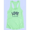 thumbnail image 3 of Dripping Love Art  Racerback Tank Women -Image by Shutterstock, Female Small, 3 of 4