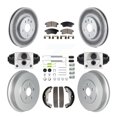thumbnail image 1 of Transit Auto Front Rear Coated Disc Brake Rotors Ceramic Pads and Drum Kit (9Pc) for Car Chevrolet Cruze Limited KGT-102493, 1 of 11