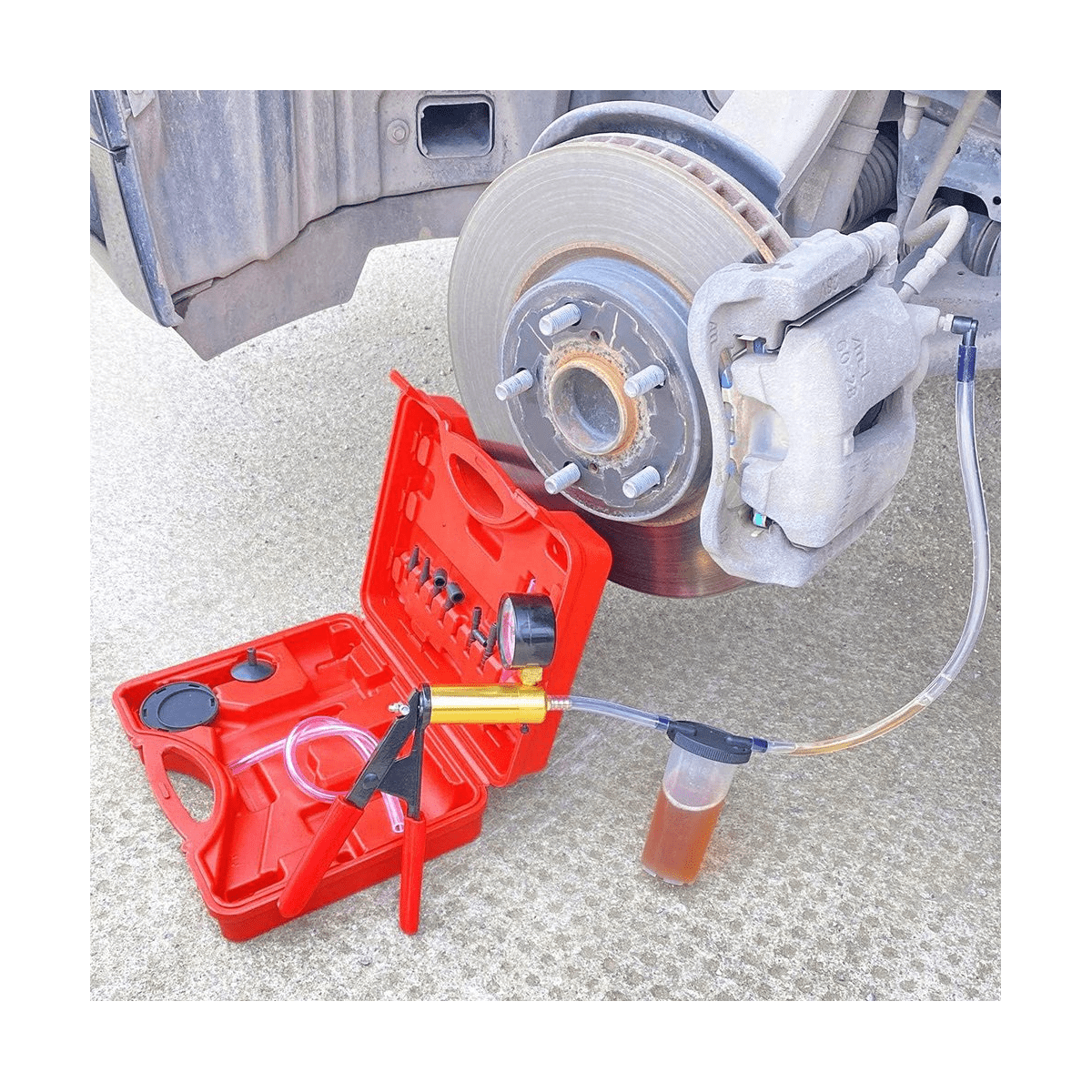 Handheld Vacuum Pressure Pump High Pressure Pump Test Tool Vacuum Tester Universal Auto Repair Tool