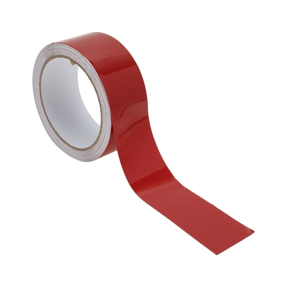 Unique Bargains Pinstripe Tape 40mmx10m Car Stripes Pinstripe Decals for Car Motorcycle and Boat Racing Stripes DIY Stickers Glossy Red 1 Pcs