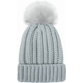 thumbnail image 5 of YooGuoGuo Womens Winter Knitted Beanie Fuzzy Knit Beanie Hat Ribbed Skull Cap Beanie, 5 of 9