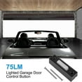 thumbnail image 5 of 2pcs Universal Garage Door Opener Switch 41a4166 Lighted Wall Mounted Push Button Black Finish With, 5 of 5