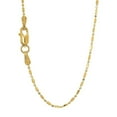 thumbnail image 3 of JewelStop 14k Solid Gold 1mm Bar Bead Ball Chain Necklace 16" 18" 20", 3 of 6