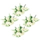 thumbnail image 2 of Toystoory 4X Flor artificial Planta de imitación Calcomanía para el hogar Mano de obra Accesorios para el hogar Decoraciones para festivales de Decoración Blanco, 2 of 6