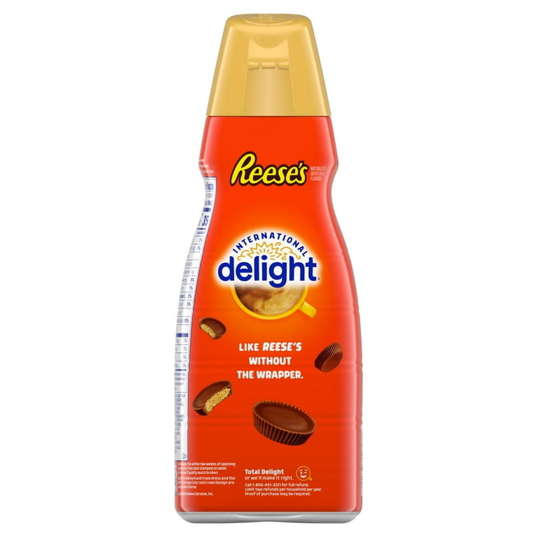 International Delight REESE’S Peanut Butter Cup Coffee Creamer, 32 FL OZ Bottle