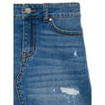 thumbnail image 2 of Wonder Nation Girls Destructed Denim Skirt, Sizes 4-18 & Plus, 2 of 3